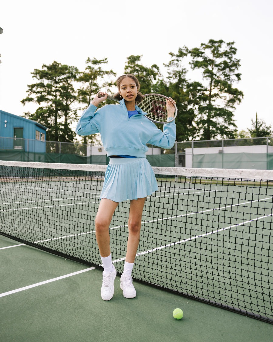 Women Tennis Skirt (Light Blue)