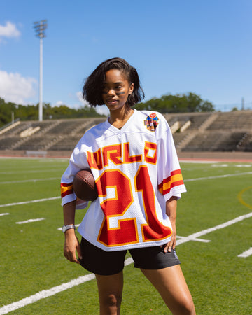 “KC Edition” Bowl Jersey (White/Red)