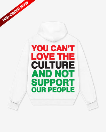 “Culture” Hoodie (White/Juneteenth Edition)