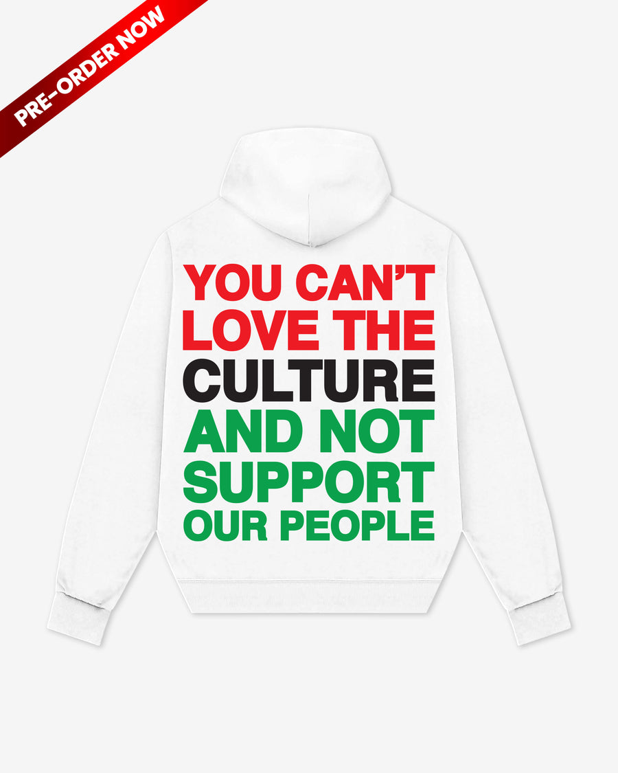 “Culture” Hoodie (White/Juneteenth Edition)